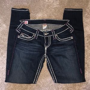 NEW True Religion Stella Super T Skinny Blue Jeans